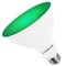 Luxrite PAR38 LED Green Light Bulb 8W 45W Equivalent Damp Rated UL Listed E26 Medium Base LR31643-1PK - alternate 1